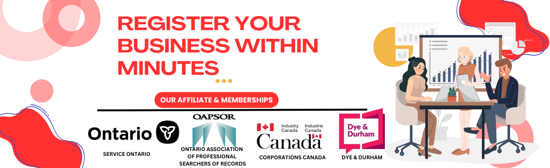 Canada Ontario Business Registration and Incorporation Services